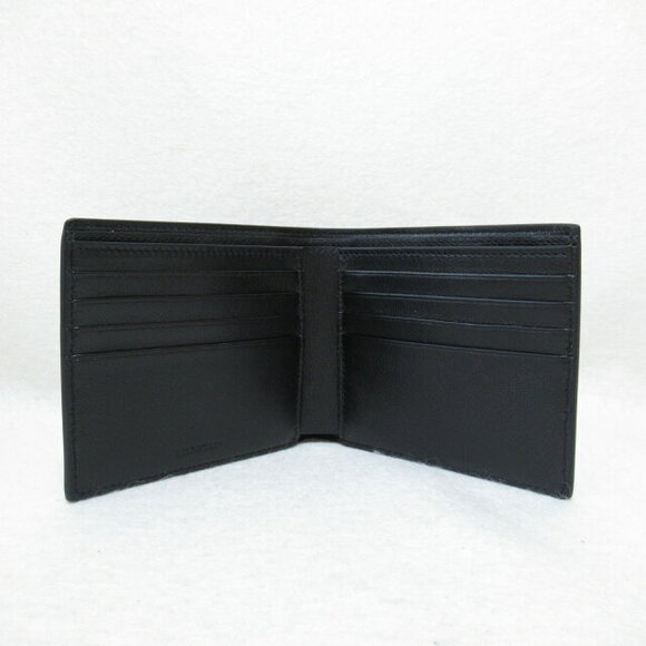 Balenciaga leather bi fold wallet black - Picture 3 of 6